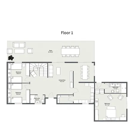 Santa Maria וילה *